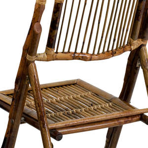 Wholesale Bamboo Folding <b>Chair</b> Natural Event Wedding <b>Chair</b> Indoor <b>Outdoor</b> Seating for Dining Garden Party Furniture OEM ODM - Product Image 6