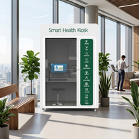 Huasheng Medizinischer Intelligenter KI-gestützter Smart Health Checkpoint: Klinik-Arzte Ferngesteuerte Selbstbedienungs-Touchscreen OEM Gesundheitslösung