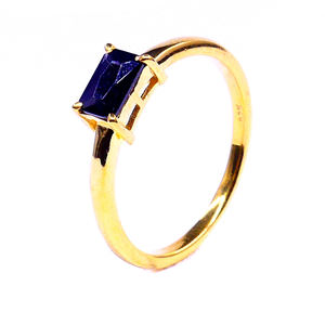 Bagues en argent sterling 925 plaqué or avec onyx noir serti en canal, idéales pour fiançailles, mariage, anniversaire, cadeau unisexe - Product Image 3