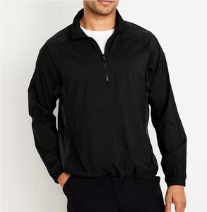 Wholesale Custom Logo Zip Stand Nylon Eco-Friendly Waterproof Quick Dry Winter Thick Windbreaker <b>Jacket</b> Breathable Solid Sporty - Product Image 4