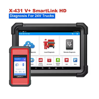 Launch X431 + Smartlink C2.0 HD Heavy Duty Diagnosis Machine para 12 y 24 voltios para coches y camiones