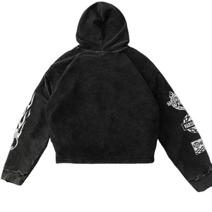 Sudadera con capucha de invierno de peso pesado para hombre de alta calidad personalizada al por mayor-Hecho en Pakistán - Product Image 2