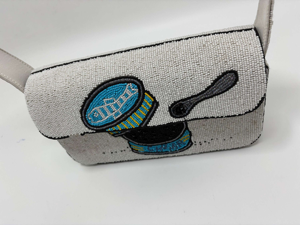 Bespoke Hand-Embroidered <b>Sequin</b> Floral Fashion Bohemian Beaded Single Strap Underarm Shoulder Polyester Outdoor Travel Purse - Product Image 6