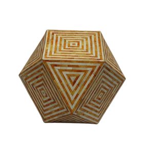 Modern Bone Inlay Side table with Floral Design Eco-friendly <b>Stools</b> & Ottomans for <b>Bedroom</b> Apartment Hotel - Product Image 4
