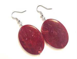 Pendientes de Resina al por Mayor, Estilo Vintage, con Forma de Corazón y Ángel, Hipoalergénicos y Ecológicos para Mujer, HF CRAFTS - Product Image 2