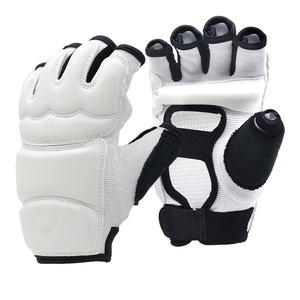 Gants de sparring MMA à doigts entiers, pour entraînement Muay Thai, respirants, légers, avec sangle de poignet réglable, en PU - Product Image 3