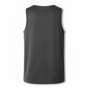 Débardeur de musculation personnalisé pour homme 100 % coton respirant, coupe en I, ample, pour fitness et sport, couleur unie - Product Image 3