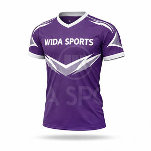 Uniforme de Fútbol Personalizado de Moda, Conjunto de Uniforme de Fútbol de Alto Rendimiento, Jersey de Entrenamiento Estampado 100% Poliéster, Verano, Color Sólido - Product Image 2