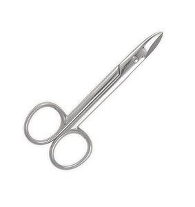Ciseaux à cuticules professionnels en acier inoxydable courbés pour droitiers, kit de ciseaux à ongles en acier inoxydable avec lames affûtées - Product Image 5