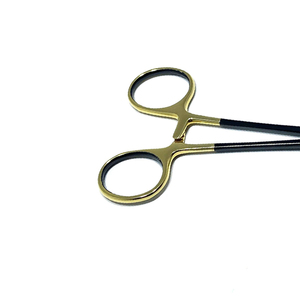 Steel Mayo Hegar Needle Holder with <b>Tungsten</b> Carbide Tip Gold Rings Surgical Instrument - Product Image 4