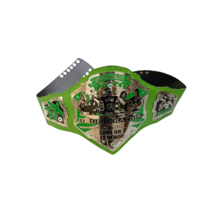 เข็มขัดแชมป์มวยปล้ำ D-Generation X สายสีเขียว ของสะสม เข็มขัดแชมป์ WWE ของที่ระลึกสำหรับแฟนคลับ - Product Image 1