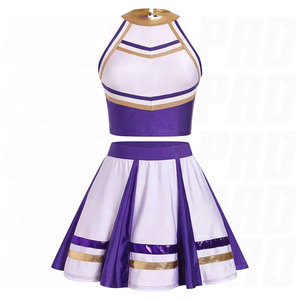 Disfraz de Animadora para Niñas, Traje de Animadora para Niños, Regalos para Fiestas de Halloween y Cumpleaños, Lindo Uniforme de Animadoras - Product Image 3