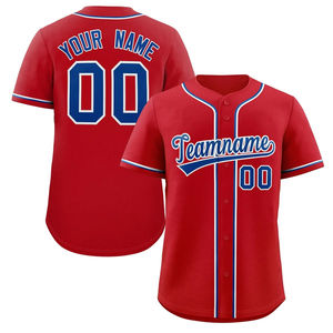 High Quality Custom Designed Men's <b>Baseball</b> Jersey Sportswear <b>Set</b> Breathable Plus Size Custom Wear for Team Sports - Product Image 5