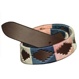 Cinturones de Polo Ecuestres Clásicos Personalizados al por Mayor, de Cuero Genuino con Bordado, Productos Ecuestres - Product Image 4