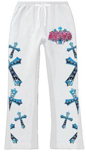 Ensemble de survêtements personnalisés en molleton respirant délavé à l'acide, coupe évasée, en coton, style streetwear, avec sweats à capuche et joggers oversize pour homme adulte - Product Image 4