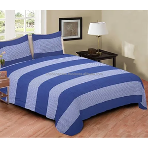 Indian Handwoven Eco-Friendly Fouta Bedsheets Recycled Cotton King and Queen Sizes with Pillow - Product Image 5