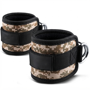 Camo Padded Ankle Straps for Cable Machines Fitness Weightlifting <b>Leg</b> Kickbacks Machine <b>Exercise</b> - Product Image 5