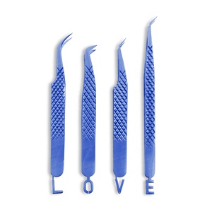 Thick And Thin Layer Of Eyelash Tweezers With Unique Design for Effortless <b>Lash</b> Grasping and Shaping - Product Image 2