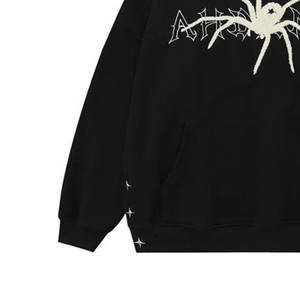 Sudadera con Capucha Casual de Manga Larga para Mujer, 100% Poliéster, Colores Personalizados, Logotipo Frontal, Estilo Y2K, Forro Polar para Invierno - Product Image 4