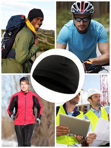 Bonnets en coton unisexe doux et respirants pour le sommeil, sous-casques, fournisseur en gros, lot de 6 - Product Image 5