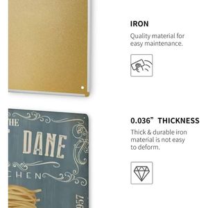 CIFbuy Targa in metallo vintage con motivo Pastore Australiano, con scritta 'I Am Your Friend', in alluminio, decorazione da parete per casa, bar o caffetteria - Product Image 3