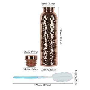 Unique Product Best in Quality Pure & Leak Proof Water & Drink <b>Container</b> Copper Bottle Simple & Plain Clear Polished Best Prices - Product Image 5