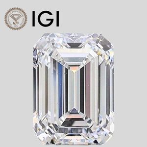 Diamante Cultivado en Laboratorio con Corte Esmeralda de 1.04ct, Color F, Claridad VS2, Certificado por IGI para Joyería - Product Image 1