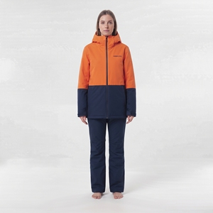Conjunto de Traje de Esquí con Capucha para Mujer, Impermeable, Cortavientos, Transpirable, Chaqueta y Pantalones de Invierno para Actividades al Aire Libre - Product Image 4