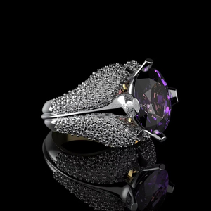 Round Cut Diamond Engagement <b>Ring</b> & Unisex Proposal <b>Ring</b> for Him or Her Silver Wedding <b>Ring</b> Anniversary Gifts <b>Ring</b> promise <b>ring</b> - Product Image 4