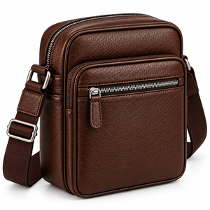 Wholesale Custom <b>Leather</b> Shoulder <b>Bag</b> Crossbody Messenger <b>Bag</b> Travel Pouch Custom Unisex <b>Leather</b> Crossbody Shoulder <b>Bag</b> - Product Image 6