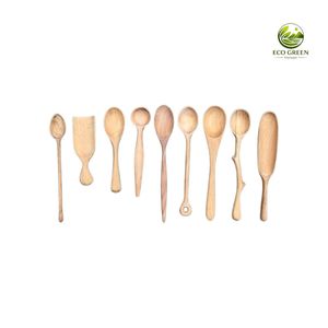 ช้อนชาไม้ธรรมชาติ 10 มล. ดีไซน์วาบิซาบิ ชุดของเล่นเสริมพัฒนาการรักษ์โลก - Product Image 3