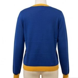 เสื้อสเวตเตอร์ผู้หญิง SGRho Signature ปักลายตัวอักษรกรีกแบบกำหนดเอง เสื้อถักคอวีคลาสสิก แฟชั่นสำหรับชมรมนักศึกษา ขายส่งสำหรับผู้หญิง - Product Image 2