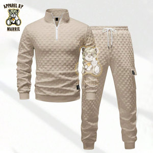 Conjunto Deportivo Premium Personalizado para Hombre, Ropa Deportiva Moderna de Dos Piezas, Traje para Correr, Venta al Por Mayor OEM, Traje Deportivo Informal para Gimnasio y Entrenamiento - Product Image 2