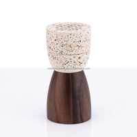 Quemador de Incienso de Resina de Madera de Agar Hecho a Mano Árabe, con Ámbar y Benjoín, Lujo de Oriente Medio, Oud Religioso, Bakhoor, Artesanía, Regalo para el Hogar