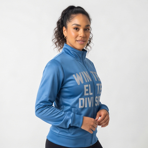 Veste de sport pour femmes, veste d'entraînement athlétique personnalisée, veste d'entraînement sportive à fermeture éclair intégrale, veste d'entraînement imprimée pour femmes - Product Image 5