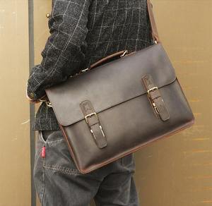 Sac à bandoulière en cuir pour ordinateur portable, sacoche de bureau exécutive, sac à main pour homme, porte-documents LLB-0385 - Product Image 3
