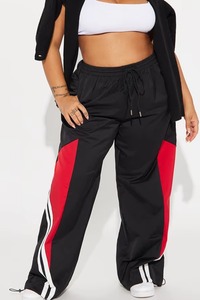 <b>Men's</b> Black Red <b>White</b> Track <b>Pants</b> Elastic Waist Drawstring Side Pockets Casual Loose Fit Breathable Spring Wear - Product Image 6