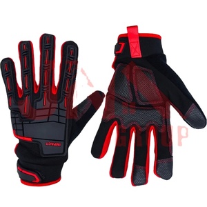 Best-seller Gants de travail durables et résistants aux chocs Protecteur TPR avec sécurité antidérapante Main de paume synthétique robuste - Product Image 1