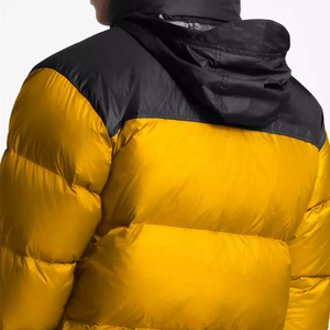 Blouson matelassé à capuche pour homme, design personnalisé, uni, respirant, imperméable, pour l'hiver - Product Image 6