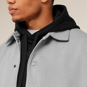 Custom Logo <b>Light</b> Weight Outdoor <b>Waterproof</b> Windbreaker <b>Jacket</b> Button up Coach <b>Jacket</b> for Men - Product Image 4