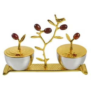 Exclusive Metal Dry Fruit Bowl Snack Serving Dish Decorative Tableware Home Wedding Gift - Product Image 4