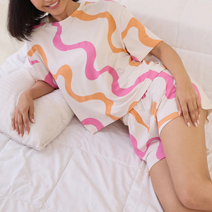 Conjunto de dos piezas de algodón para mujer, camiseta y pantalones cortos, de alta calidad y precio económico, recién llegado, ropa de calle, conjunto doble para mujer - Product Image 6