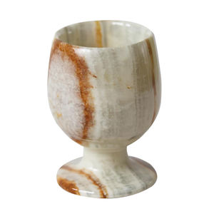 Verres à vin en marbre sculptés à la main, design moderne en dalle de marbre, décoration en pierre de style antique pour la cuisine, cadeaux pour les amoureux, prix bas - Product Image 1