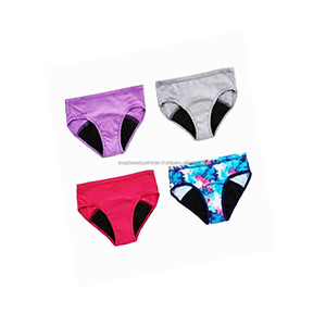 Culottes menstruelles sans bretelles en coton ASAP, confortables, respirantes, séchage rapide, shorts de yoga pour femmes et filles, sous-vêtements de règles - Product Image 2