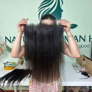 Pelucas naturales rectas HD de encaje frontal con diseño de moda, peluca rubia para mujer, cierre frontal de encaje transparente, precio al por mayor - Product Image 5