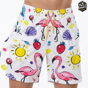 Pantalones Cortos de Verano para Hombre 2026, Estilo Urbano, Casuales, con Bolsillos y Cordón, para Playa, Color Sólido, Ecológicos, hasta la Rodilla, Transpirables, Ropa Urbana - Product Image 1
