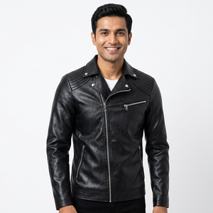 Chaquetas de Cuero para Hombre Personalizadas de Alta Calidad, Hechas en Pakistán, Chaquetas de Cuero para Hombre de la Mejor Calidad en Oferta - Product Image 6