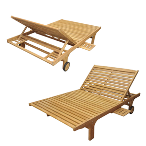 Ensembles de meubles de jardin modernes, chaises longues, mobilier de plage pour la maison et le jardin, lit de jour en teck, meilleure qualité - Product Image 6