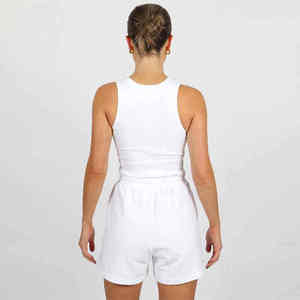 Top de Verano sin Mangas con Cuello Alto y Tejido Acanalado para Mujer, Personalizable al por Mayor, Color Lila, que Realza la Figura - Product Image 5