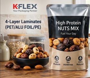 Mélange de noix riches en protéines, sachet refermable, résistant à l'humidité, emballage alimentaire - Product Image 3